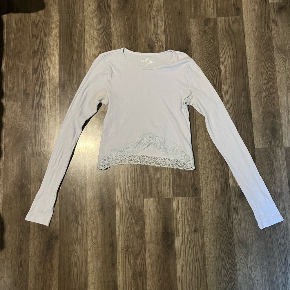 Medium light blue Holister long sleeve